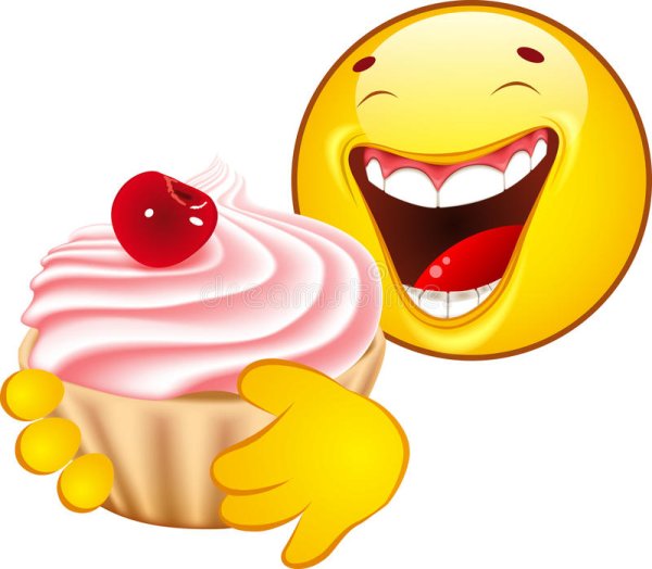 Смайлик облизывается