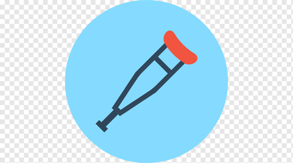 Логотип костыли