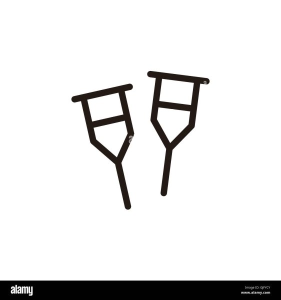 Логотип костыли