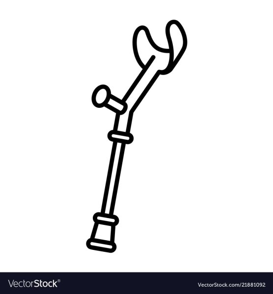 Костыли пиктограмма