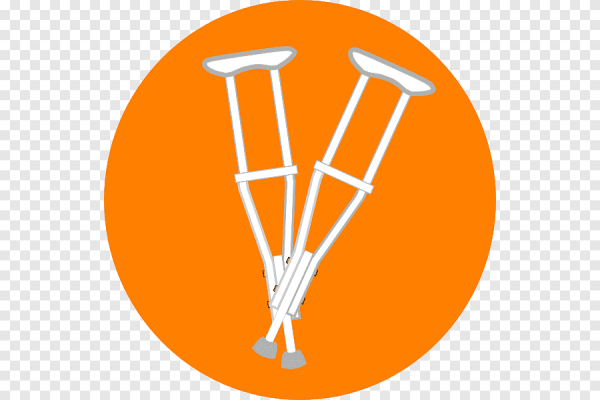 Костыль без фона