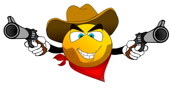 Смайлик с ружьем