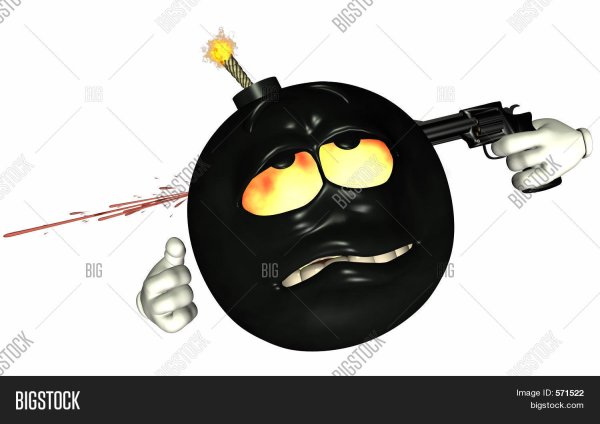 Смайл с пистолетом во рту