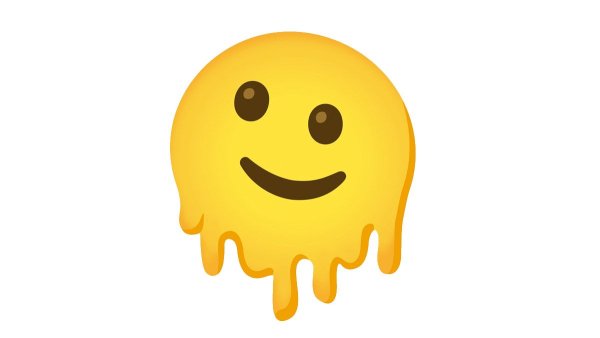 Тающее лицо смайлик