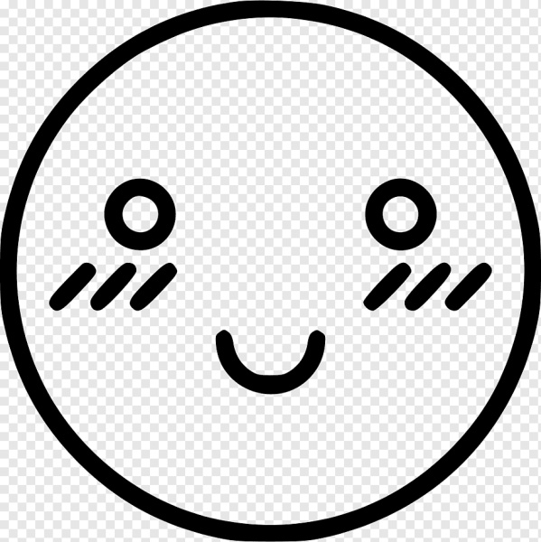 Смайлик белый