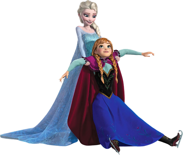 Стикеры Эльза в полный рост