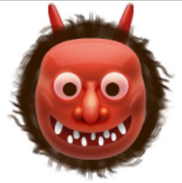 ЭМОДЖИ красный демон