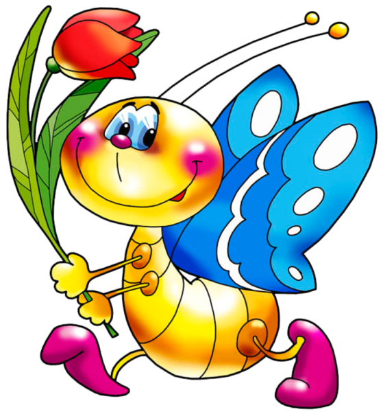 Мультяшные насекомые