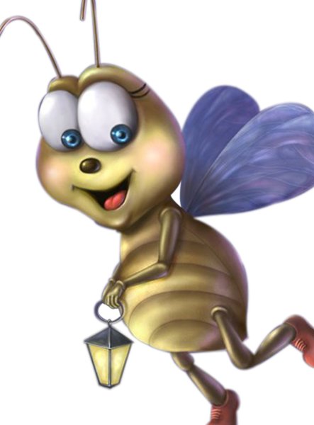 Светлячок мультяшный