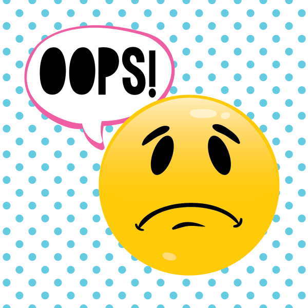 Смайлик упс без фона