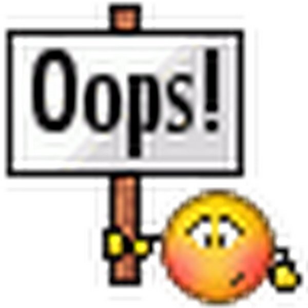 Смайлик упс