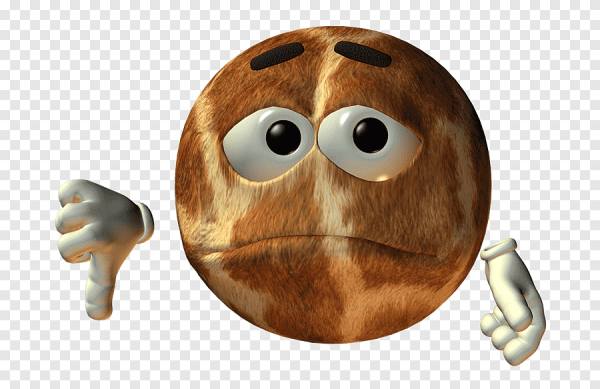 Смайлик голова на прозрачном фоне