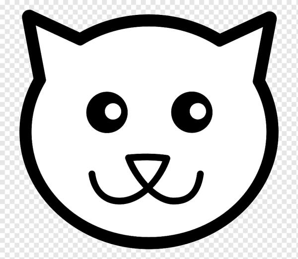 Морда кота рисунок