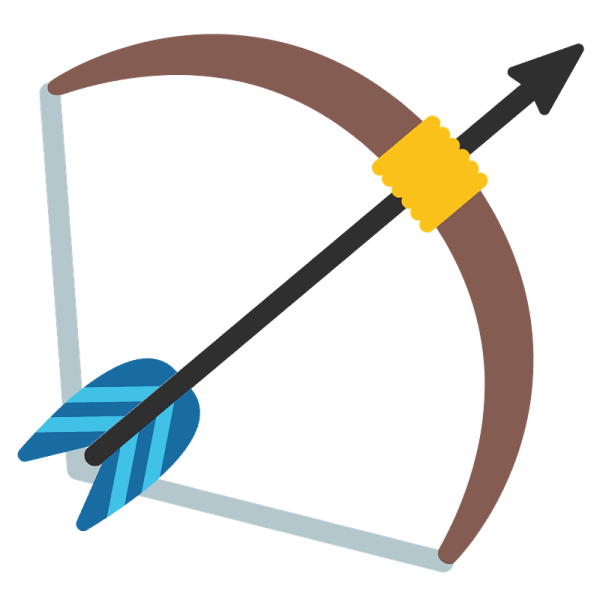 ЭМОДЖИ лук со стрелой