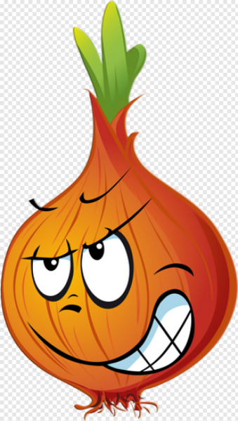 Веселые овощи лук