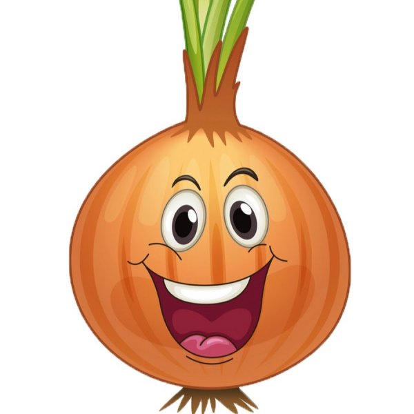 Веселые овощи лук