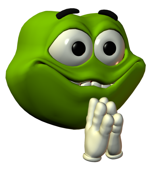 Смайлик лягушка