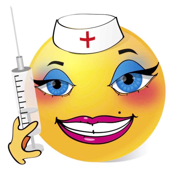 Смайлик медсестра
