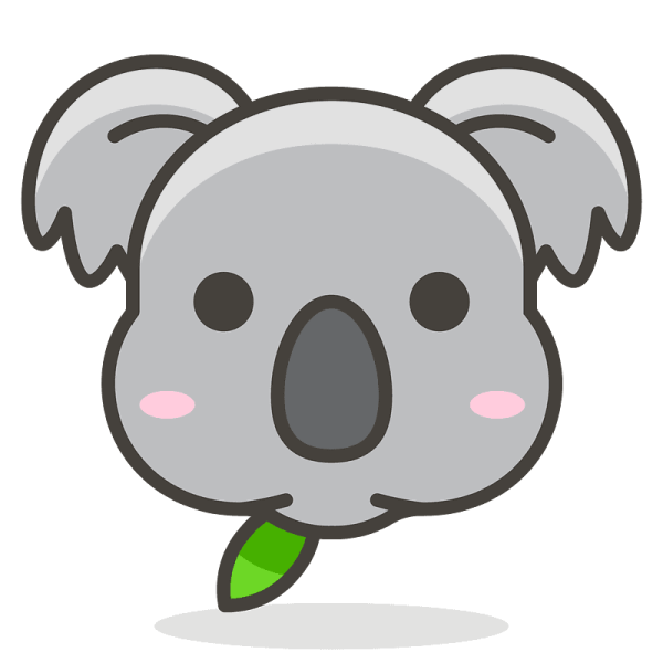 Мордочка Каваи коала