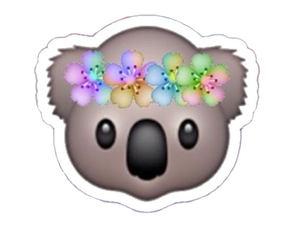 Коала смайлик на айфоне
