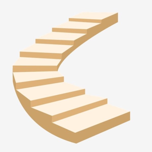 Лестница на прозрачном фоне