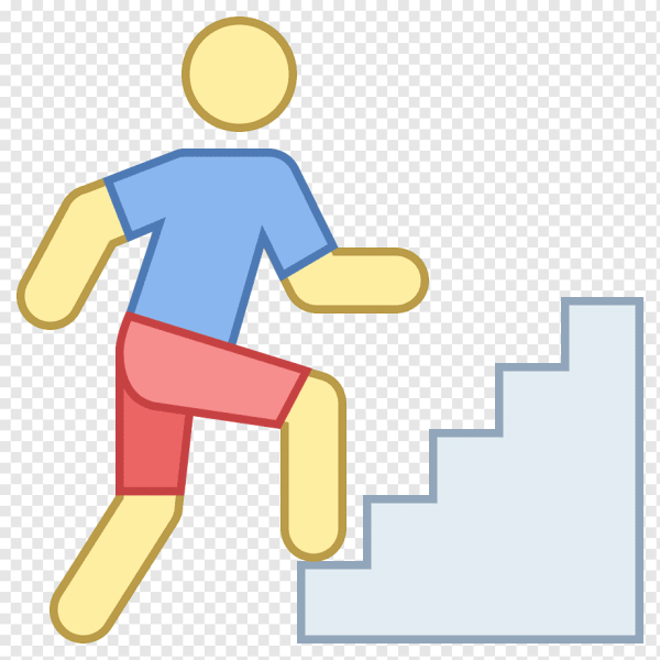 Человечек по лестнице