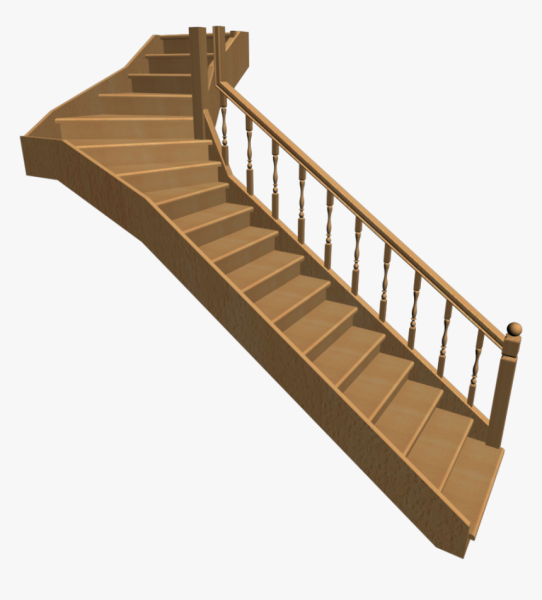 Лестница ступеньки сбоку
