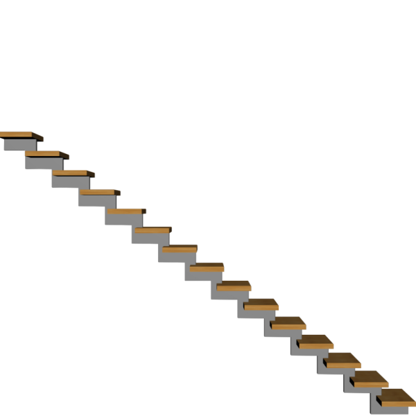 Лестница сбоку