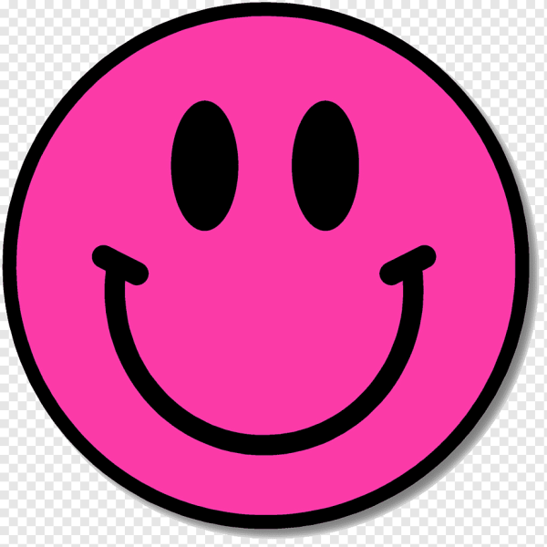 Розовый смайлик