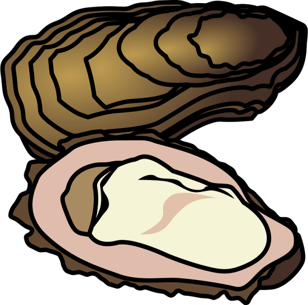 Устрица мультяшная