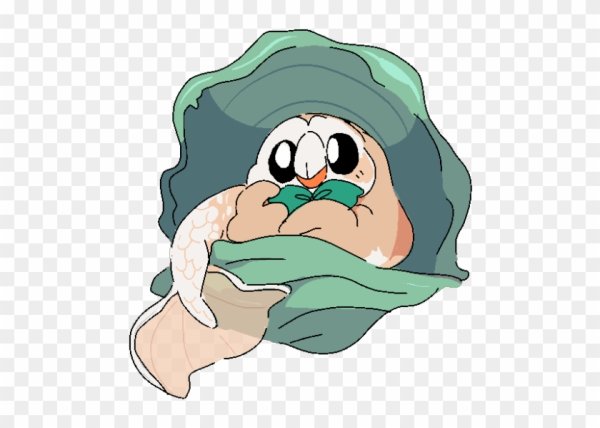 Устрицы мультяшные