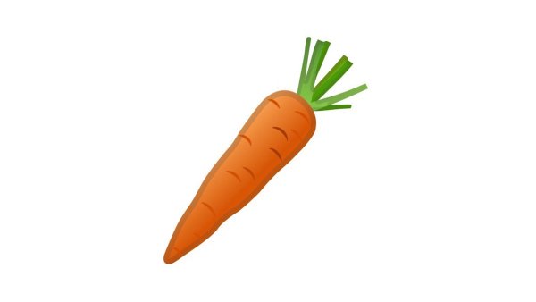 Смайлик морковка