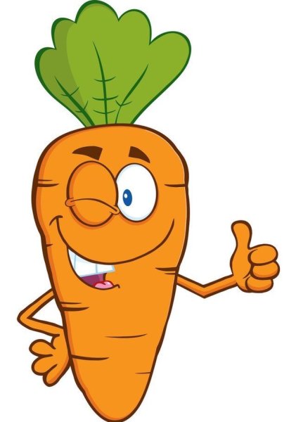 Морковка прикольная для детей