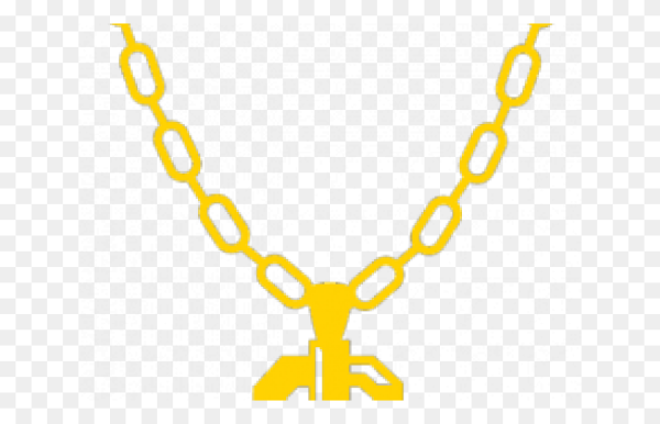 Цепь на шею без фона