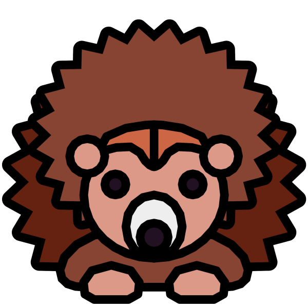 Ежик пиктограмма