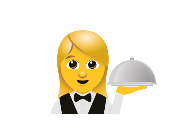 Смайлик официант