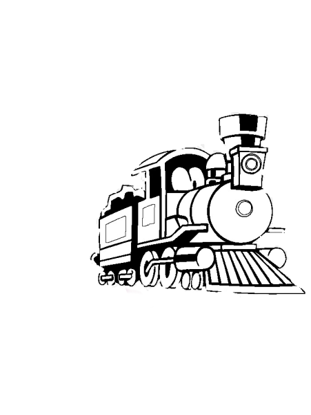 Грузовой поезд без фона