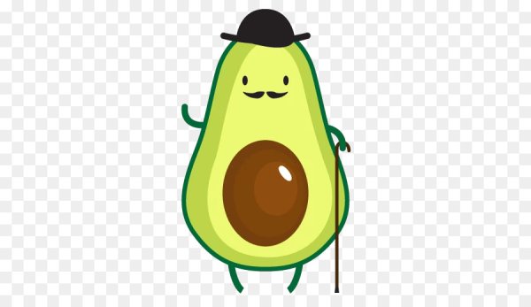 Трафарет авокадо