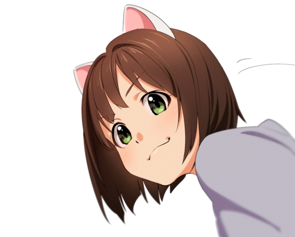 Аниме выглядывает