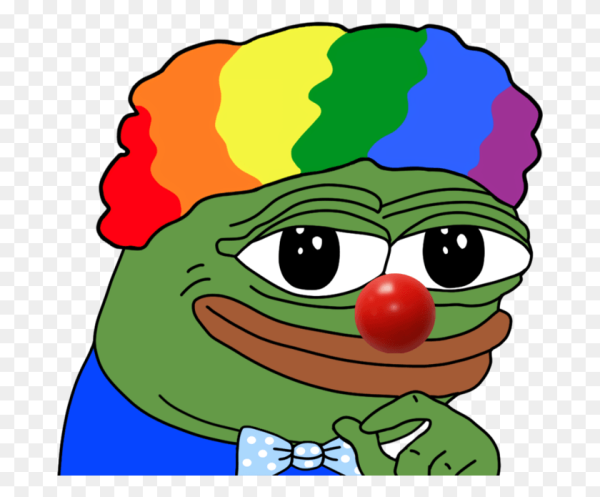 Лягушка Пепе клоун