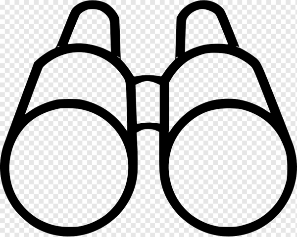 Бинокль нарисовать