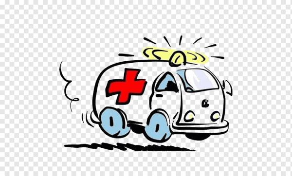 Машина скорой помощи мультяшная