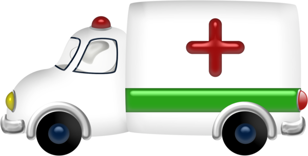 Врач скорой помощи на прозрачном фоне