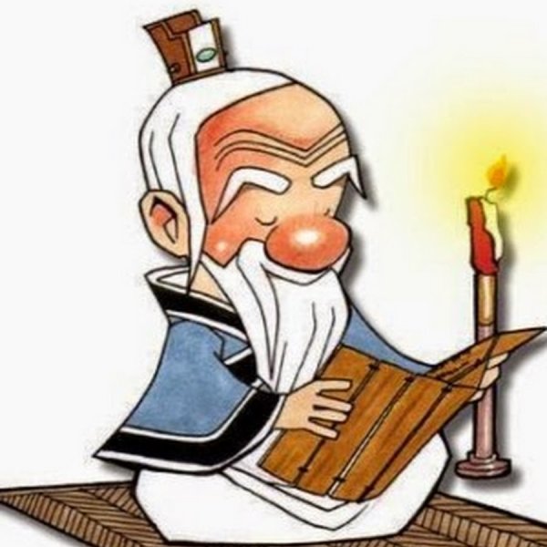 Мудрец на прозрачном фоне