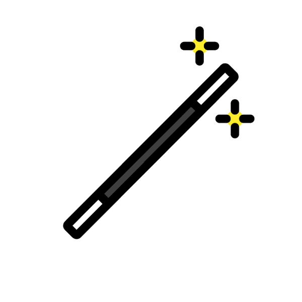 Эмодзи «Волшебная палочка» магия