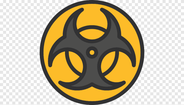 Знак биологической опасности круглый