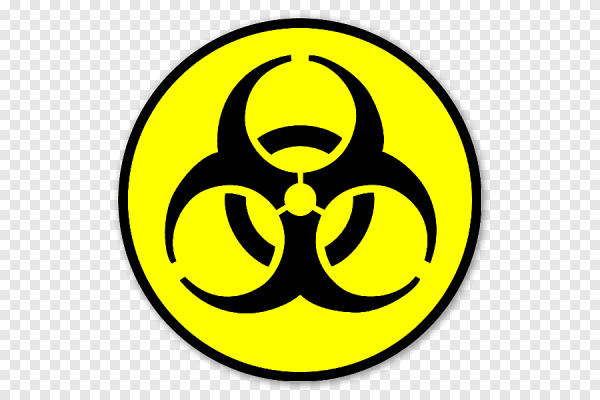 Знак бактериологической опасности