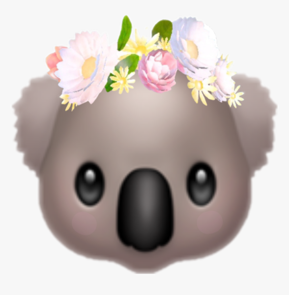 Коала смайлик на айфоне