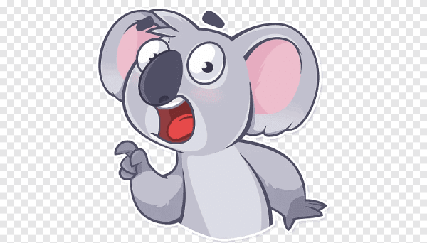 Стикеры ВК коала