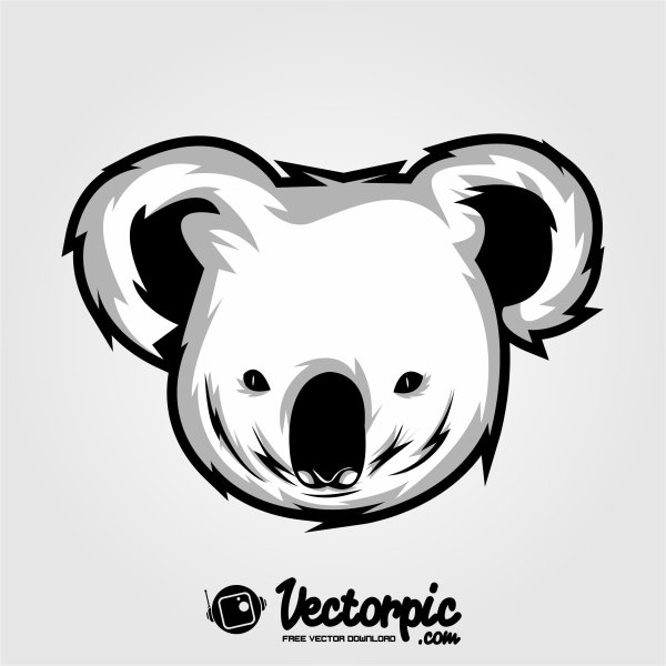 Стилизованная коала